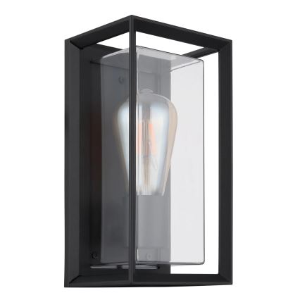 Globo - Wandlamp voor buiten 1xE27/60W/230V IP44 zwart