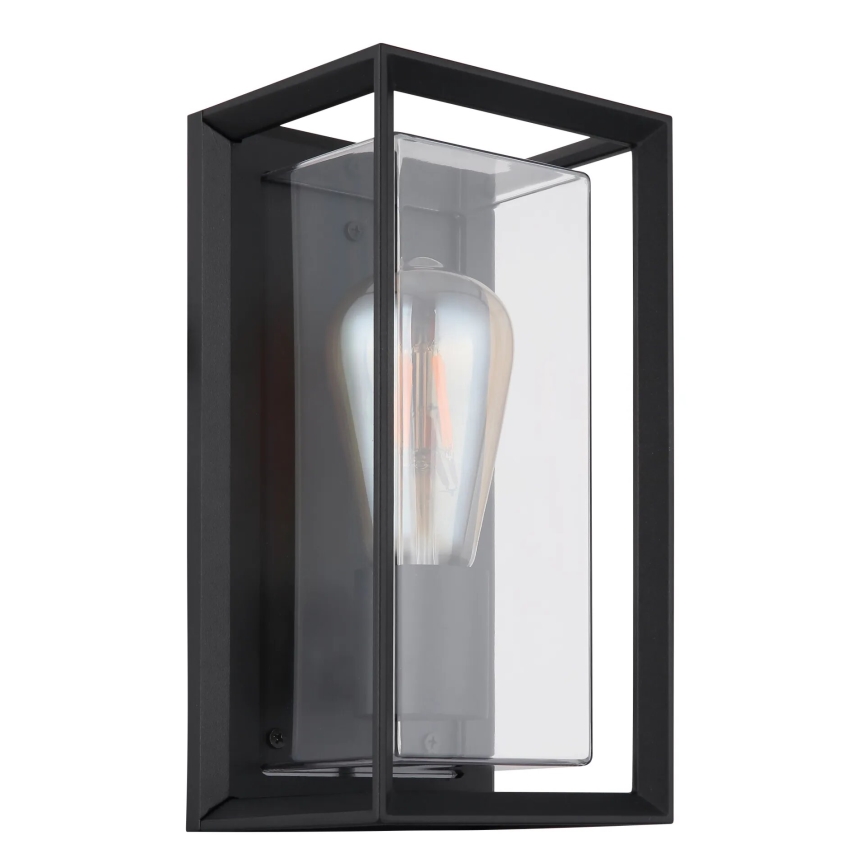 Globo - Wandlamp voor buiten 1xE27/60W/230V IP44 zwart