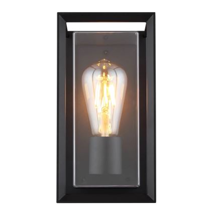 Globo - Wandlamp voor buiten 1xE27/60W/230V IP44 zwart
