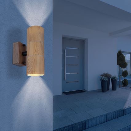 Globo - Buitenwandlamp 2xGU10/35W/230V IP44