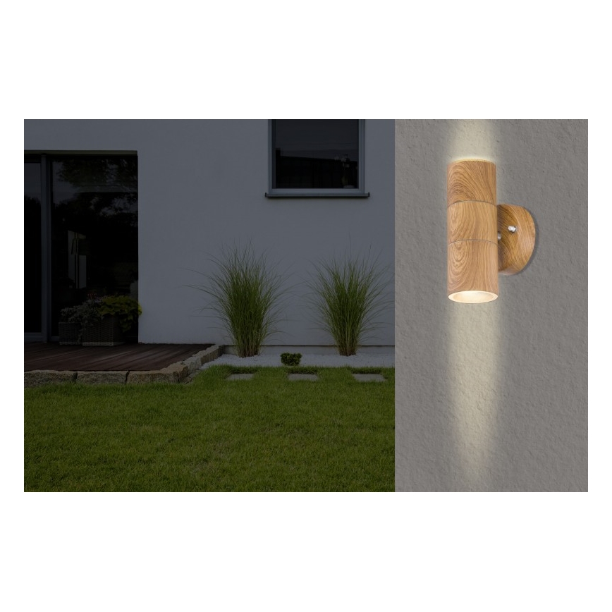 Globo - Wand Lamp voor Buiten 2xGU10/35W/230V IP44