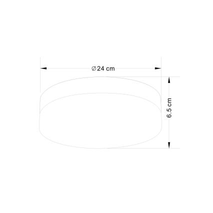 Globo - Badkamerlamp 2xE27/40W/230V diameter 24 cm IP44