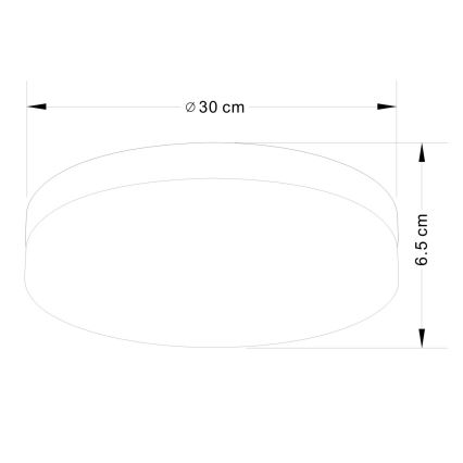 Globo - Badkamerlamp 3xE27/40W/230V diameter 30 cm IP44