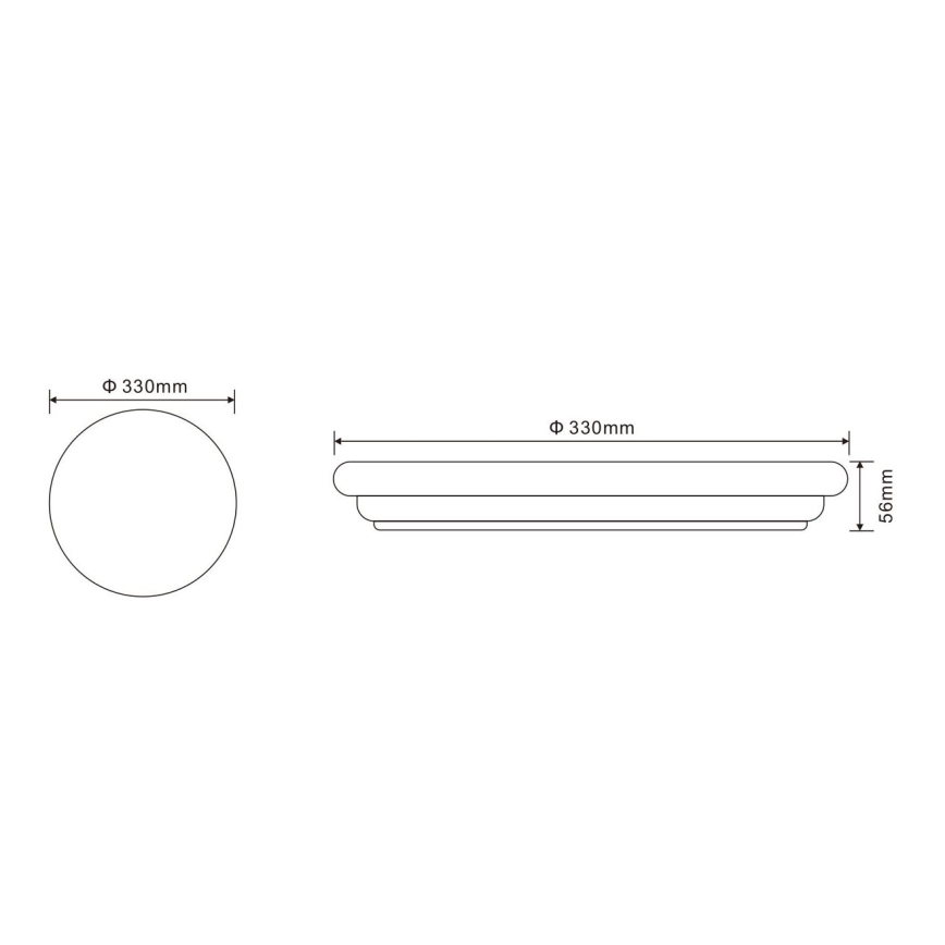 Globo - LED Plafondverlichting voor buiten 1xLED/24W/230V IP54
