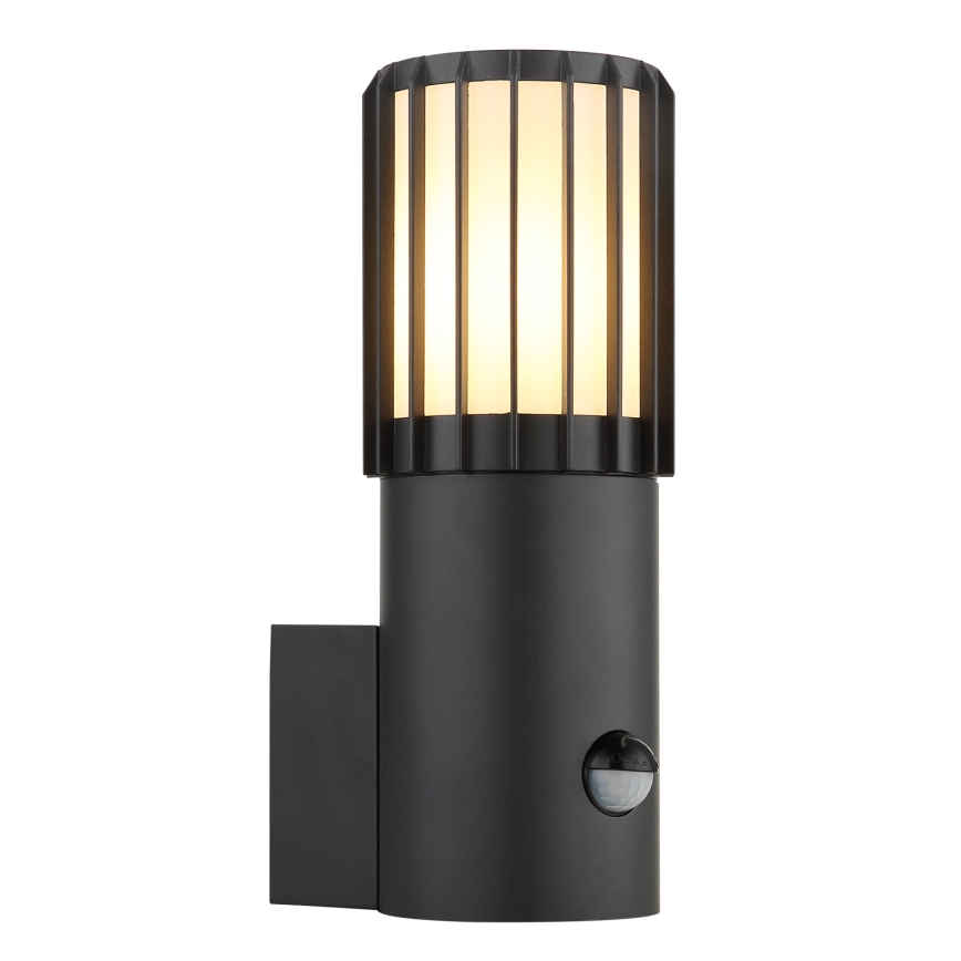 Globo - Buitenwandlamp met sensor 1xE27/15W/230V IP54