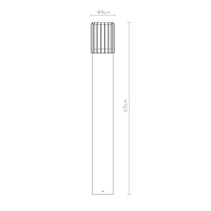 Globo - Lampe d'extérieur 1xE27/15W/230V IP54 65 cm