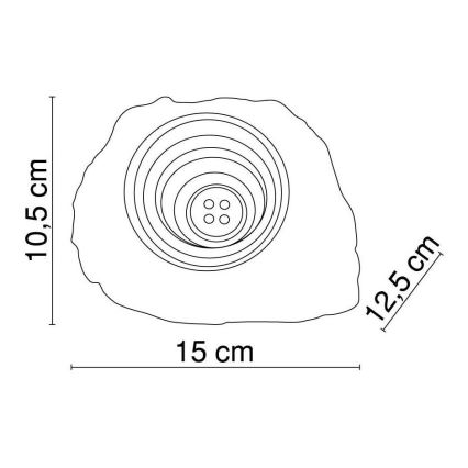 Globo - LED Decoratieve zonne-energie lamp 4xLED/0,06W/1,2V IP44 200 mAh