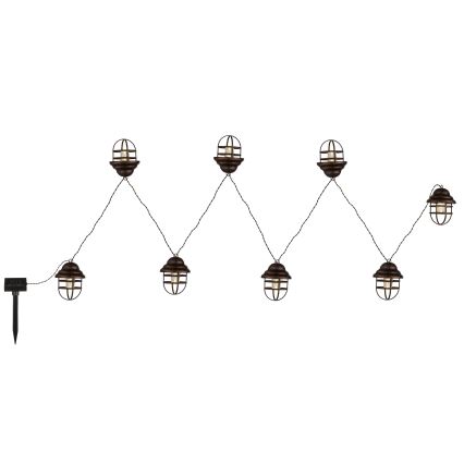 Globo - LED Solar decoratieve lamp 8xLED/3,2V IP44 200 mAh