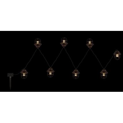 Globo - LED Solar decoratieve lamp 8xLED/3,2V IP44 200 mAh