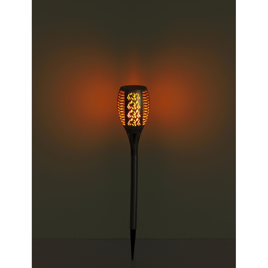 Globo - LED Solar lamp LED/3,6W/3V 1800K IP44 glanzend chroom