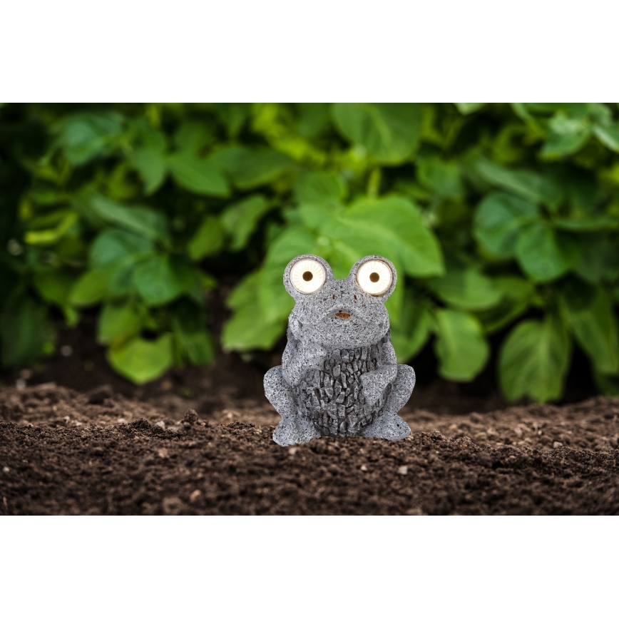 Globo - Éclairage solaire 2xLED/0,06W/3V IP44 grenouille
