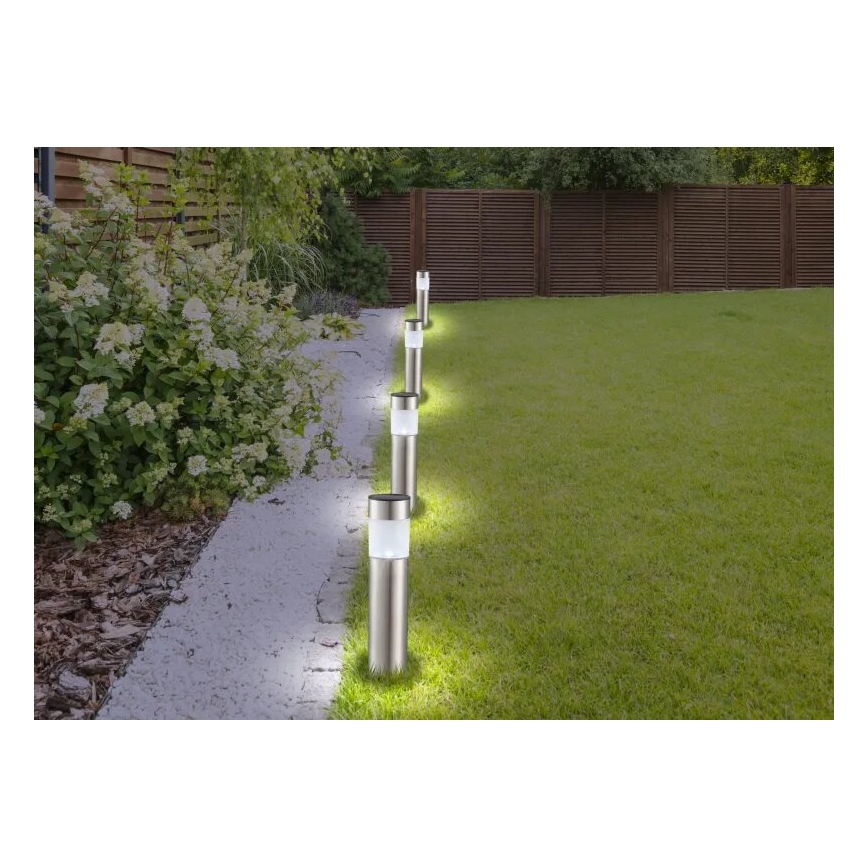Globo - SET van 4x LED Zonne-energie lamp LED/0,07W/3V IP44 600 mAh