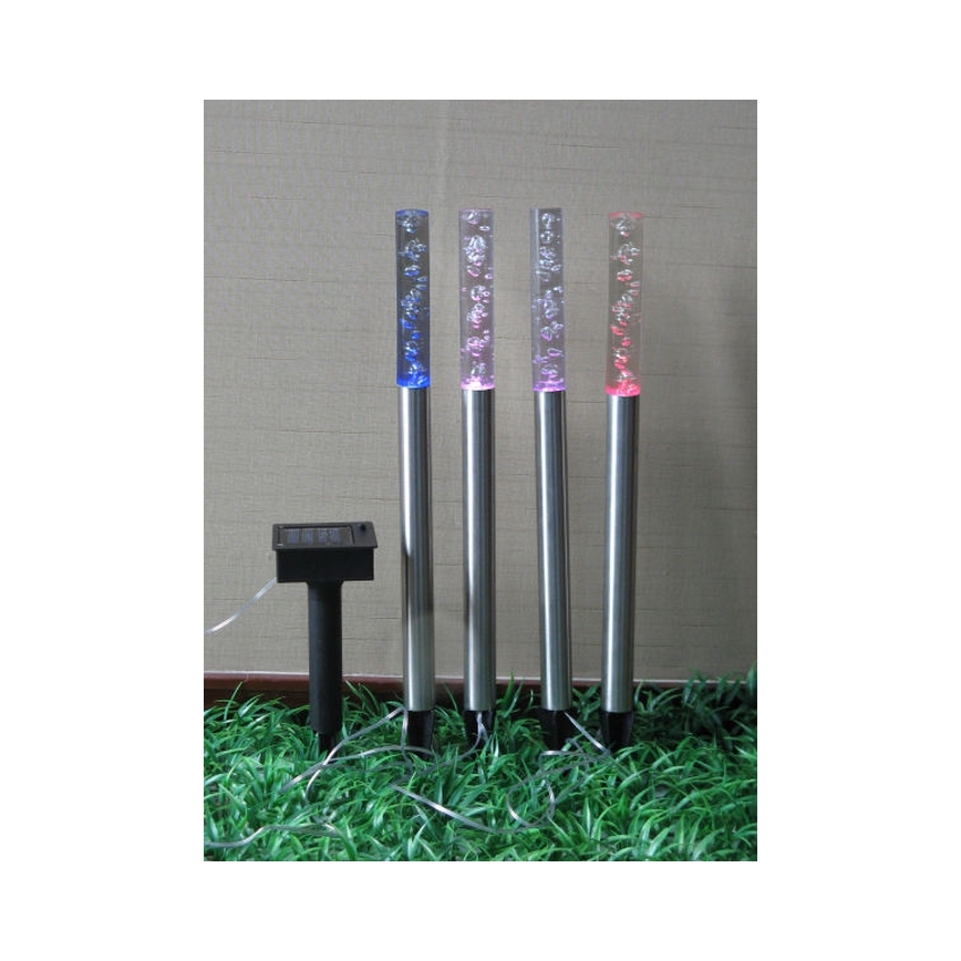 Globo - LOT 4x Lampe solaire 4xLED/0,07W IP44 600 mAh