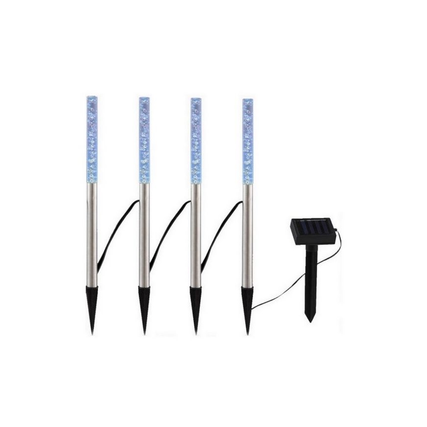 Globo - LOT 4x Lampe solaire 4xLED/0,07W IP44 600 mAh