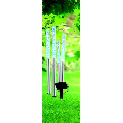 Globo - LOT 4x Lampe solaire 4xLED/0,07W IP44 600 mAh