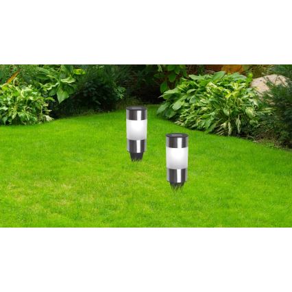 Globo - SET van 3x LED Zonne-energie lamp LED/0,06W/3,2V IP44 200 mAh