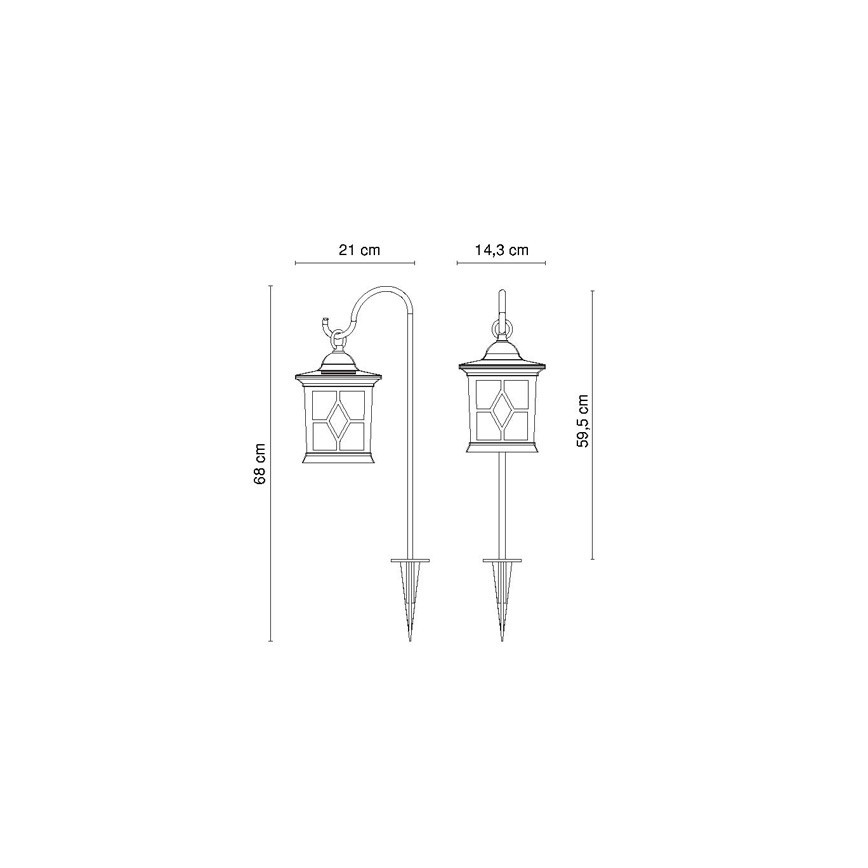 Globo - LED Solar lamp LED/0,05W/3,2V IP44 300 mAh