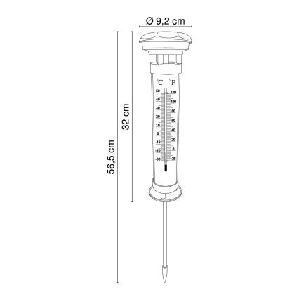 Globo - LED Solar lamp LED/0,06W IP44