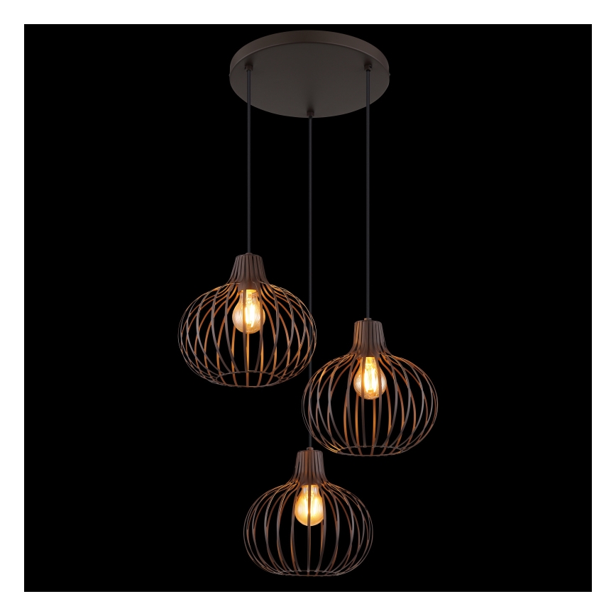 Globo - Hanglamp aan snoer 3xE27/40W/230V