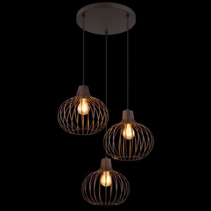 Globo - Lustre sur câble 3xE27/40W/230V