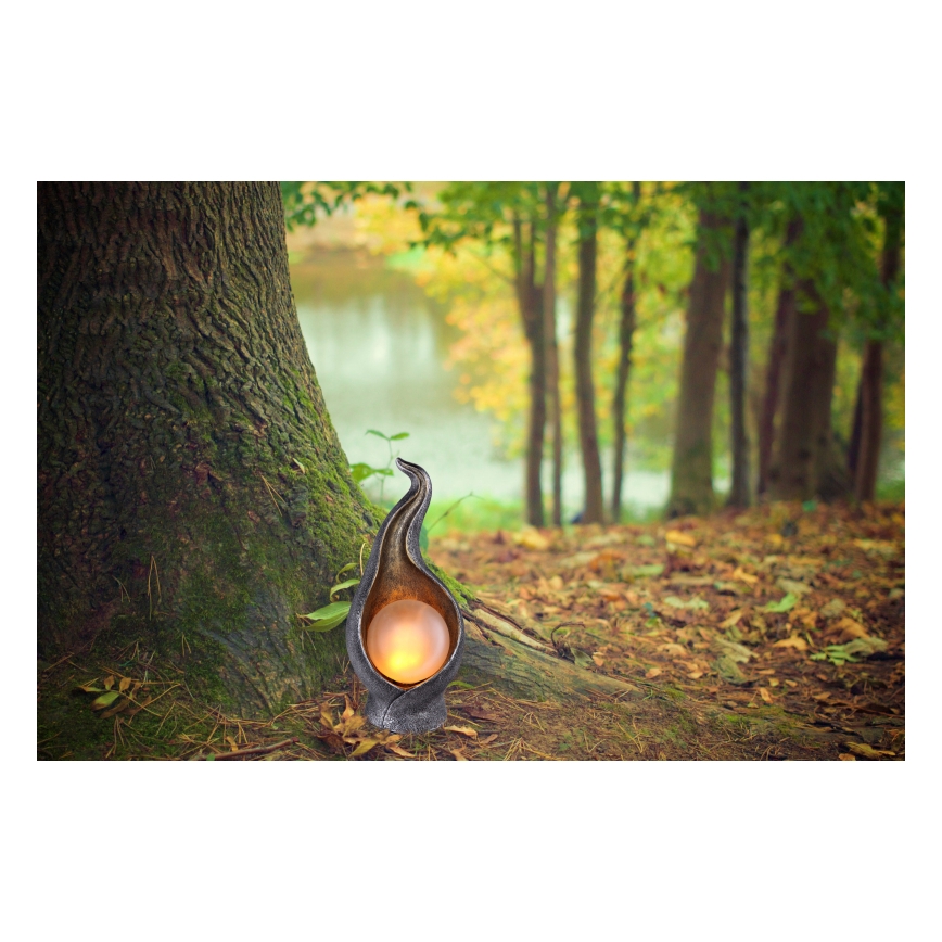 Globo - LED Solar lamp LED/2,16W/3V 3000K IP44 zilver