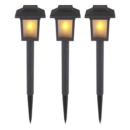 Globo - SET 3x LED Solar lamp 3xLED/1,2V IP44 200 mAh