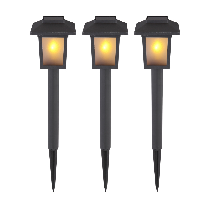 Globo - SET 3x LED Solar lamp 3xLED/1,2V IP44 200 mAh