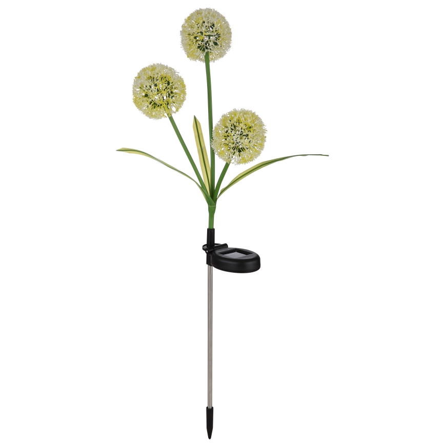 Globo  - Éclairage solaire 3xLED/0,06W/3V 5000K IP44 200 mAh jaune