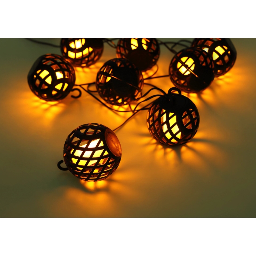Globo - Guirlande solaire décorative 98xLED/0,1W/3V 410 cm IP44