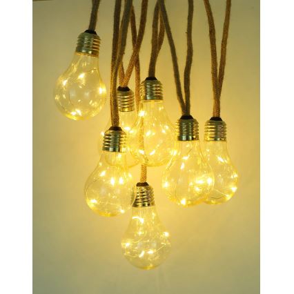 Globo - Guirlande solaire décorative 50xLED/0,06W/3,2V 570 cm IP44