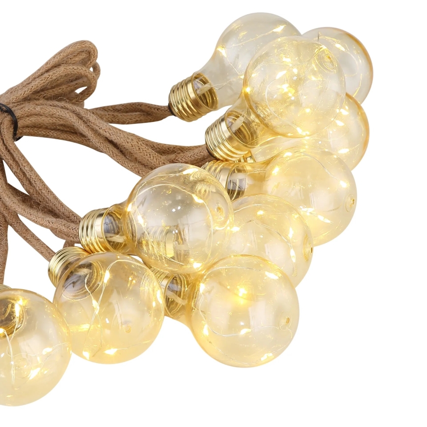 Globo - Guirlande solaire décorative 50xLED/0,06W/3,2V 570 cm IP44