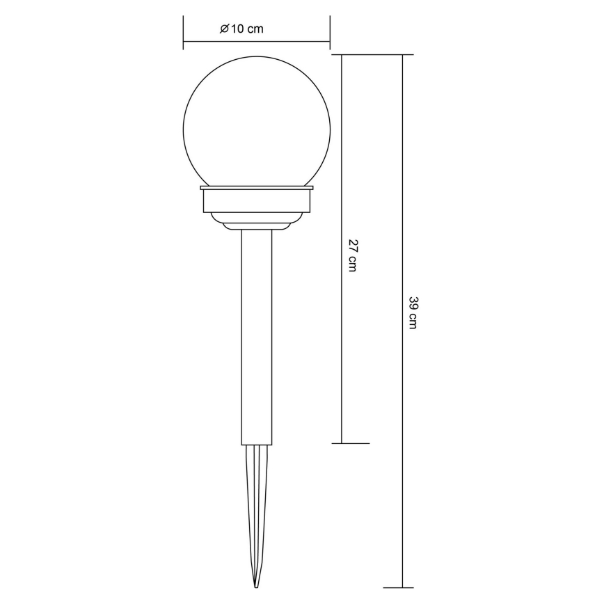 Globo 33699-12 - Solar LED Lamp LED/1,2V IP44