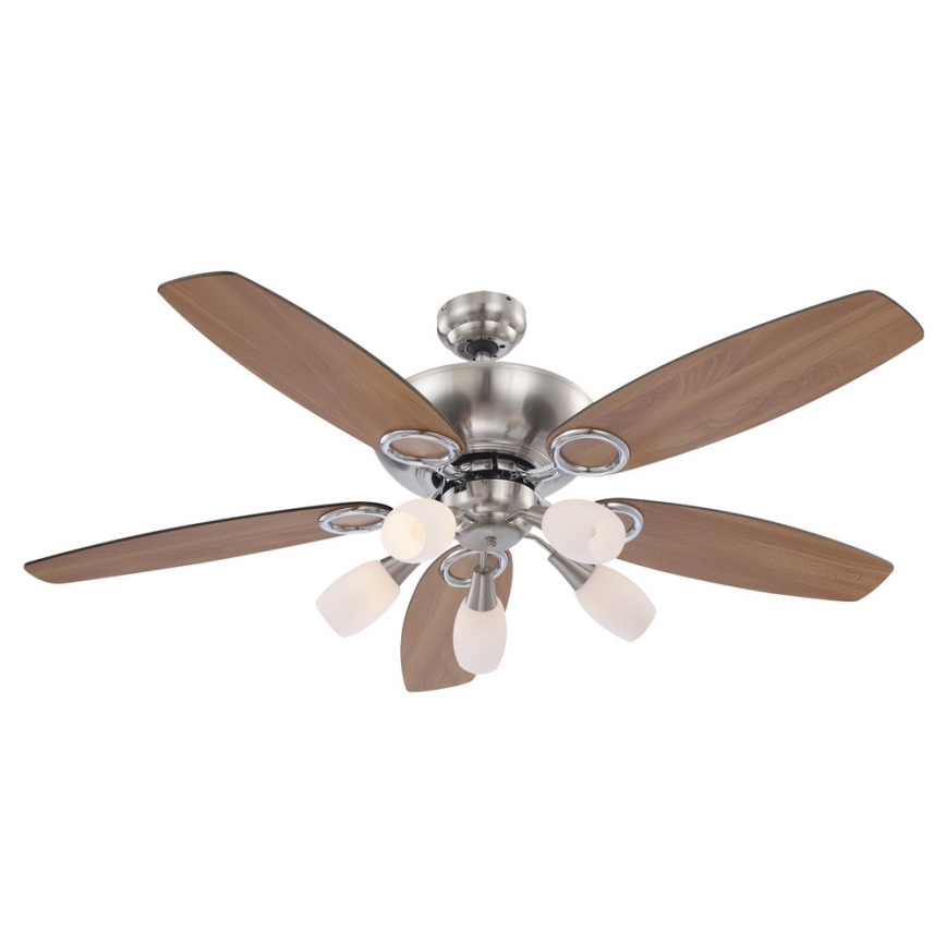 GLOBO 0337 - Ventilateur de plafond JERRY 5xE14/40W/230V