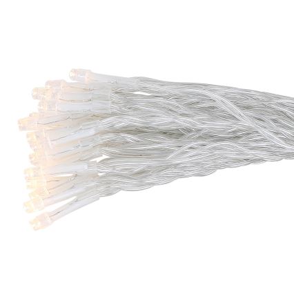 Globo - LED Solar ketting 10 m 50xLED/2,4V IP44 600 mAh