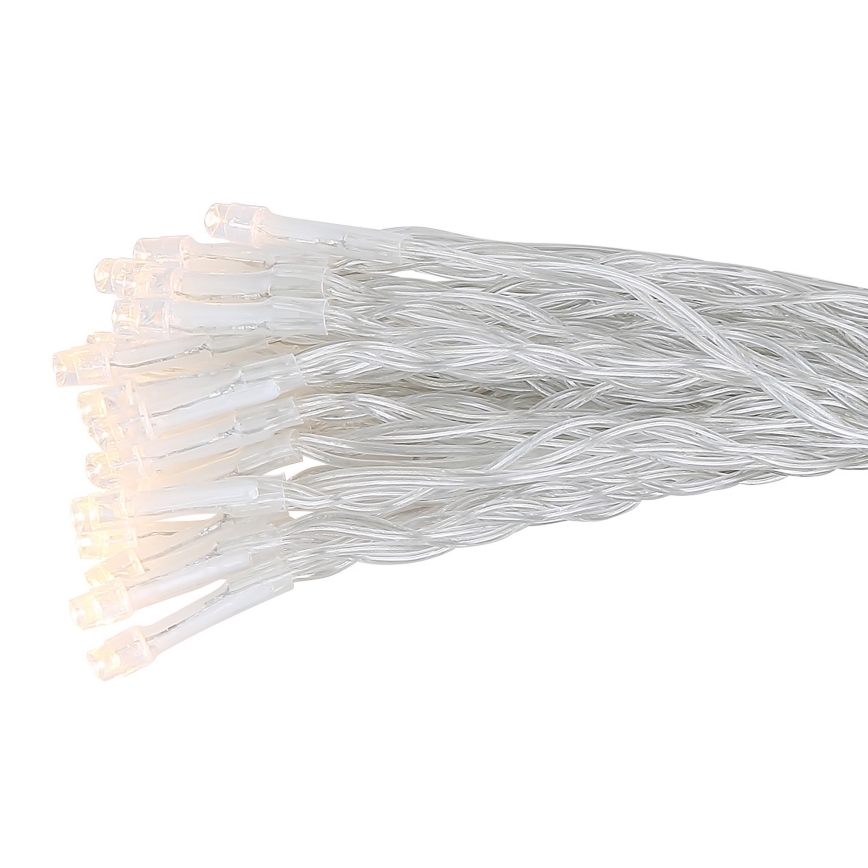 Globo - LED Solar ketting 10 m 50xLED/2,4V IP44 600 mAh