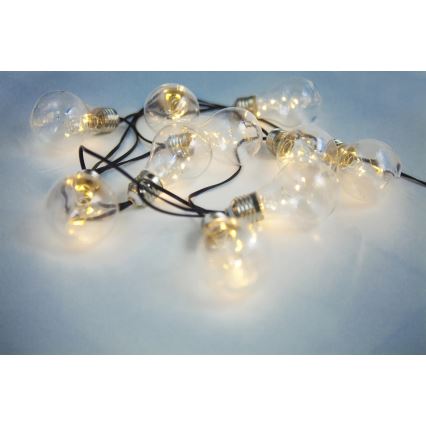 Globo - Guirlande solaire 10xLED/0,06W/3,2V 380 cm IP44