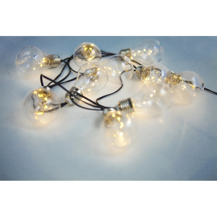 Globo - Guirlande solaire 10xLED/0,06W/3,2V 380 cm IP44
