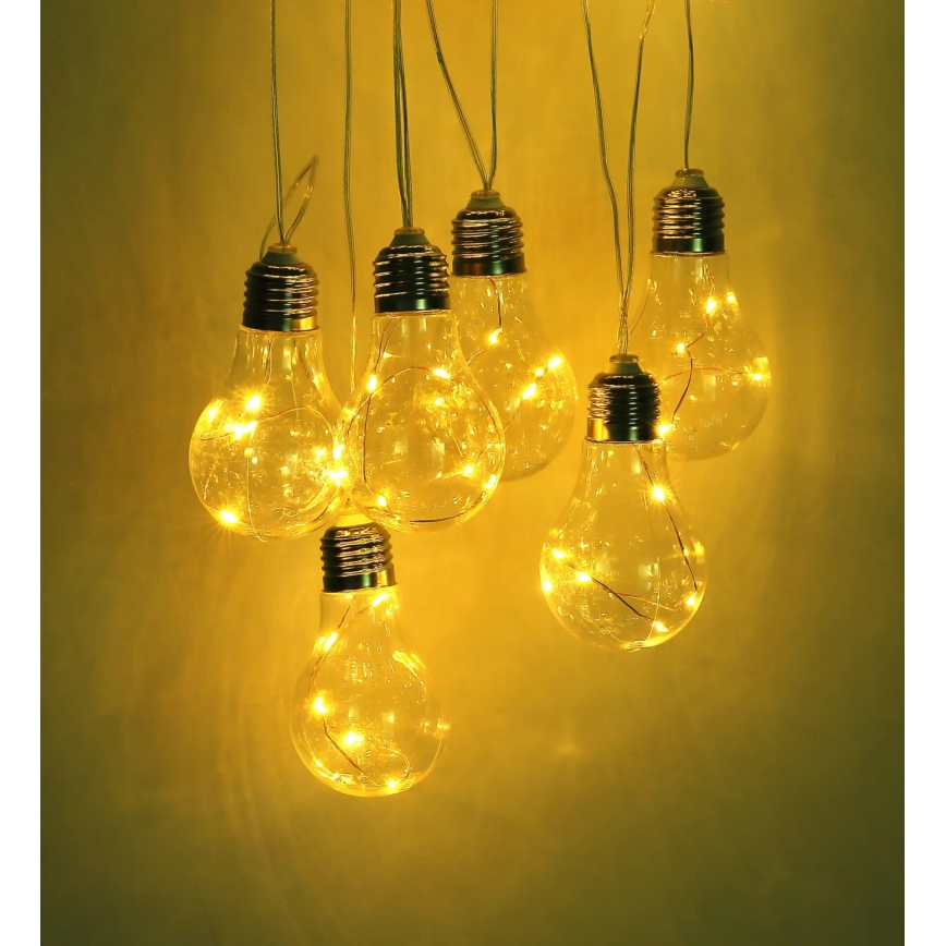 Globo - Guirlande solaire 10xLED/0,06W/3,2V 380 cm IP44