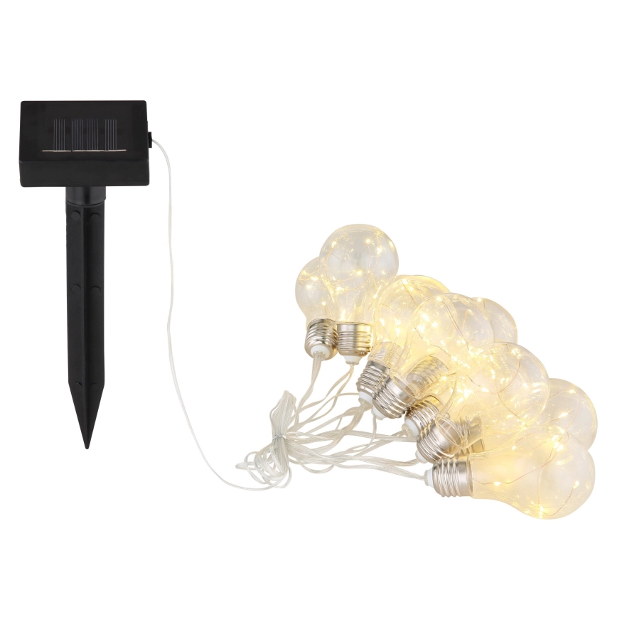 Globo - Guirlande solaire 10xLED/0,06W/3,2V 380 cm IP44