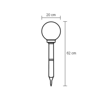 Globo - LED Buitenverlichting LED/0,06W/3,2V IP44