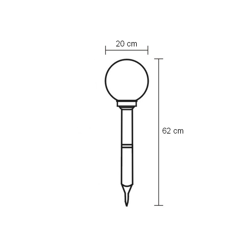 Globo - LED Buitenverlichting LED/0,06W/3,2V IP44
