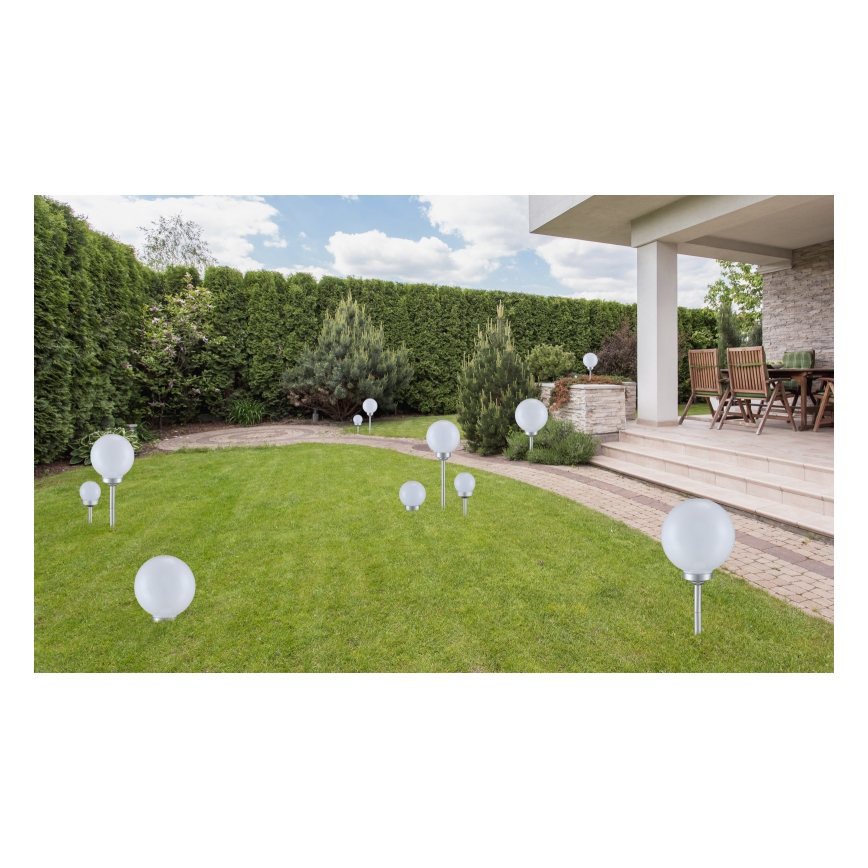 Globo - SET 3x LED Solar lamp LED/0,06W/3V 4000K diameter 10 cm IP44