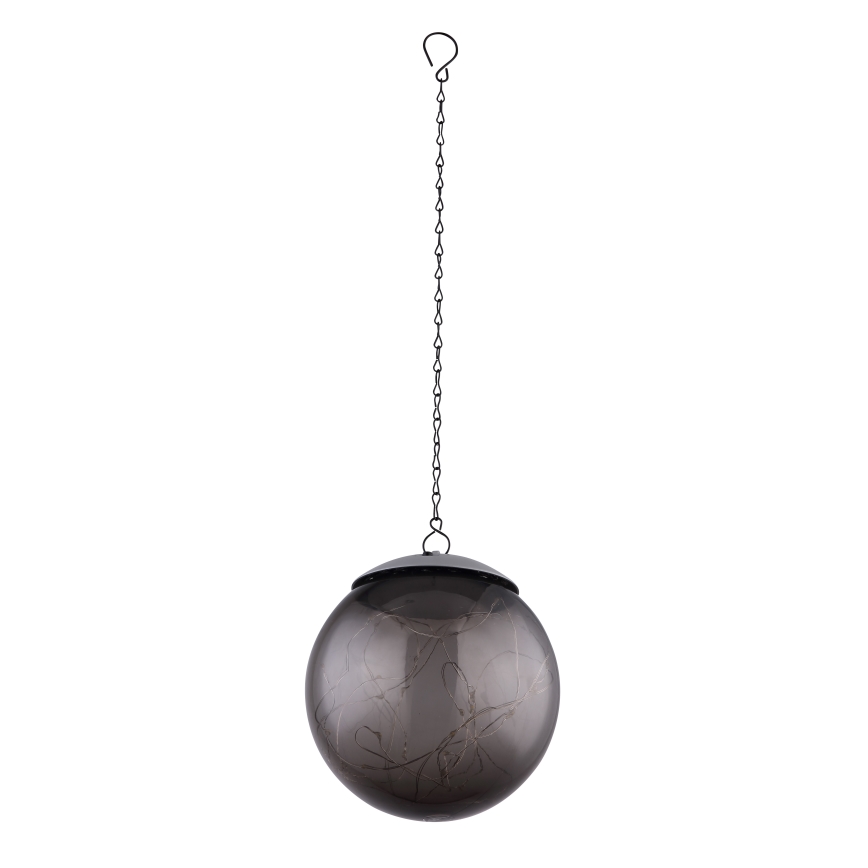 Globo - LED Solar kroonluchter aan een ketting 20xLED/0,06W/1,2V diameter 15 cm IP44 600 mAh