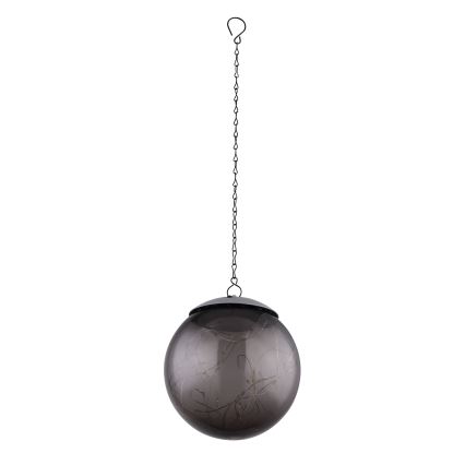 Globo - Suspension chaîne solaire 20xLED/0,06W/1,2V d. 15 cm IP44 600 mAh