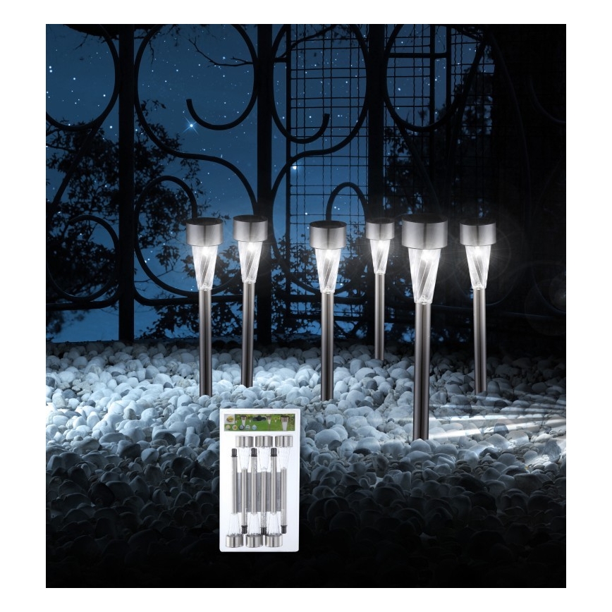 Globo - SET 6x LED Solar lamp LED/1,2V IP44