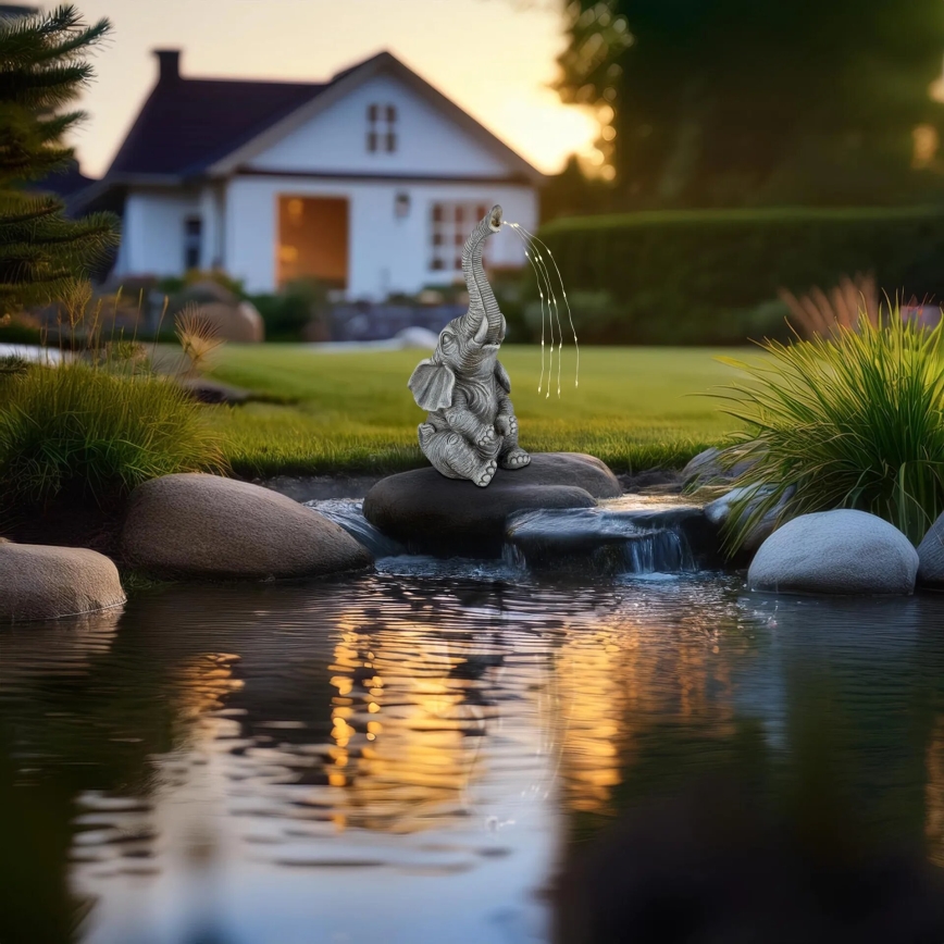 Globo - LED Zonne-Decoratie 20xLED/0,02W/3V IP44 300 mAh olifant