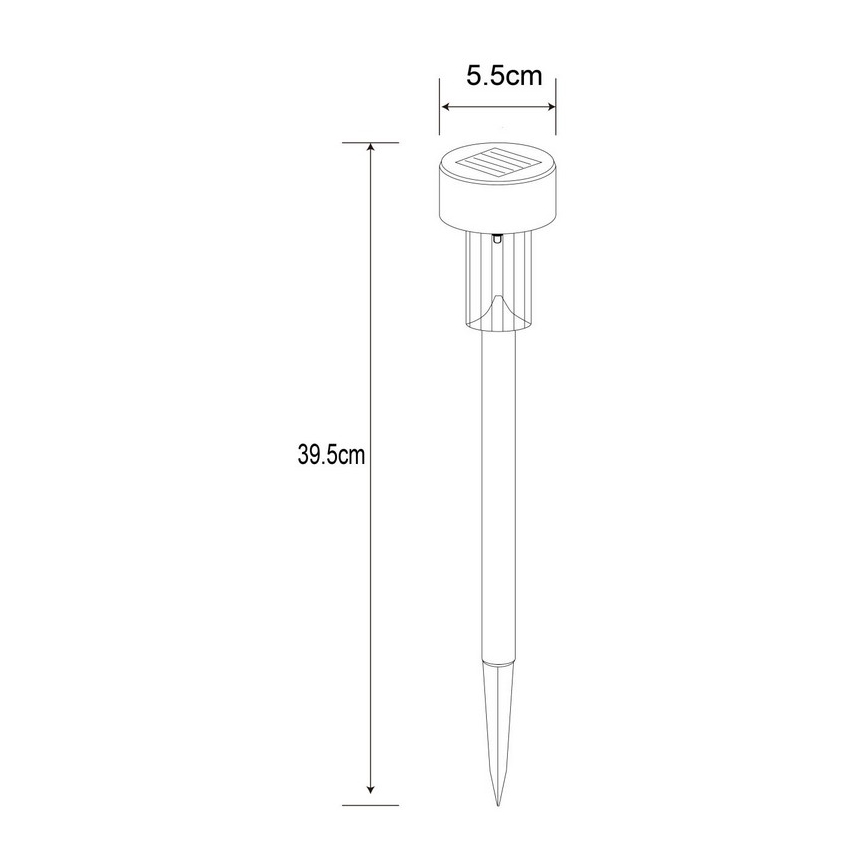 Globo - LED Solar lamp LED/0,06W/1,2V IP44 200 mAh