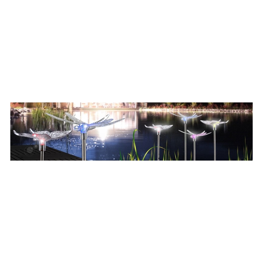 Globo - SET 4x LED Solar lamp LED/0,06W/3V IP44