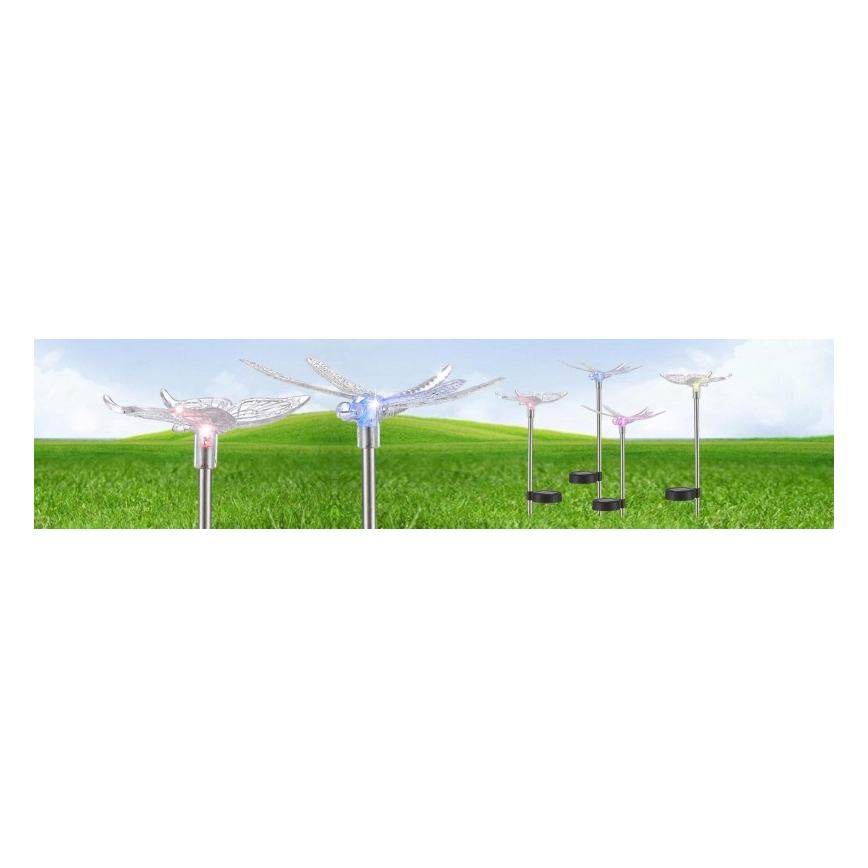 Globo - SET 4x LED Solar lamp LED/0,06W/3V IP44