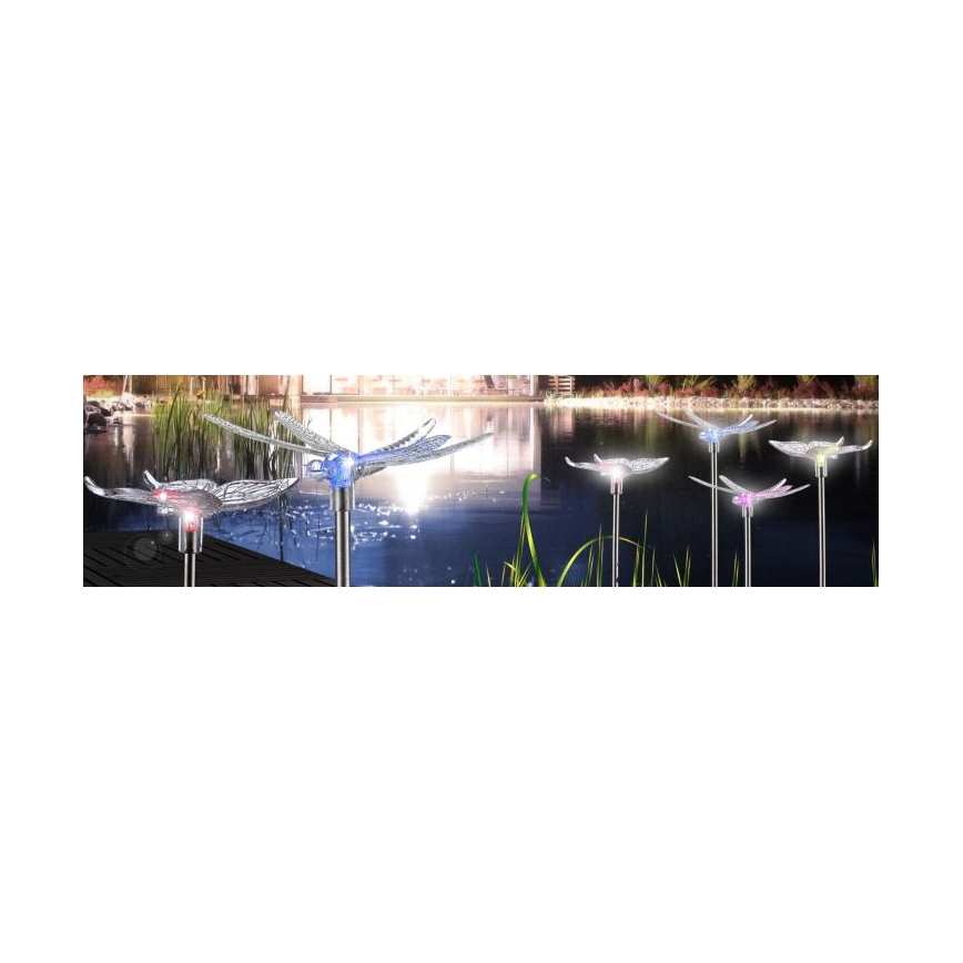 Globo - SET 4x LED Solar lamp LED/0,06W/3V IP44